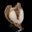 Scolecite on Stilbite Heart Shape Natural Mineral Specimen - image 3