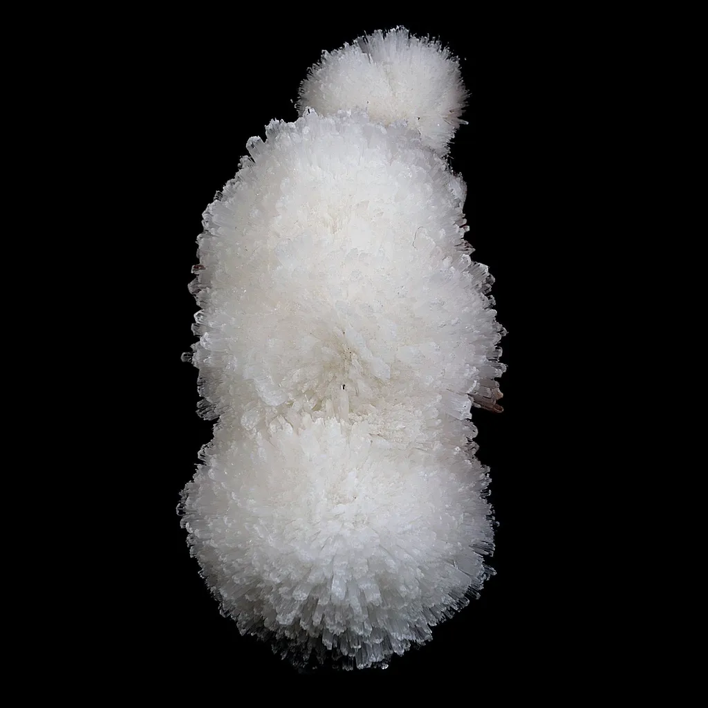 Scolecite Sphere on Matrix Natural Mineral Specimen image