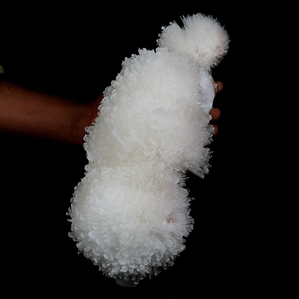 Scolecite Sphere on Matrix Natural Mineral Specimen - image 2