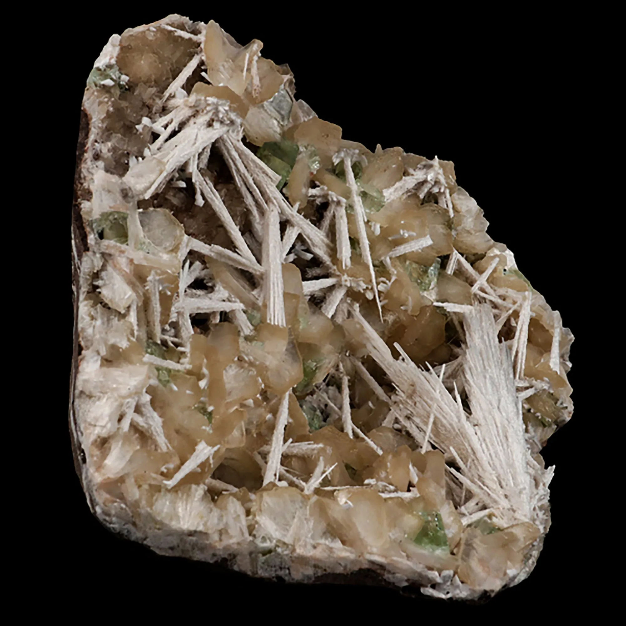 Scolecite Spray and Stilbite  Natural Mineral Specimen - image 2