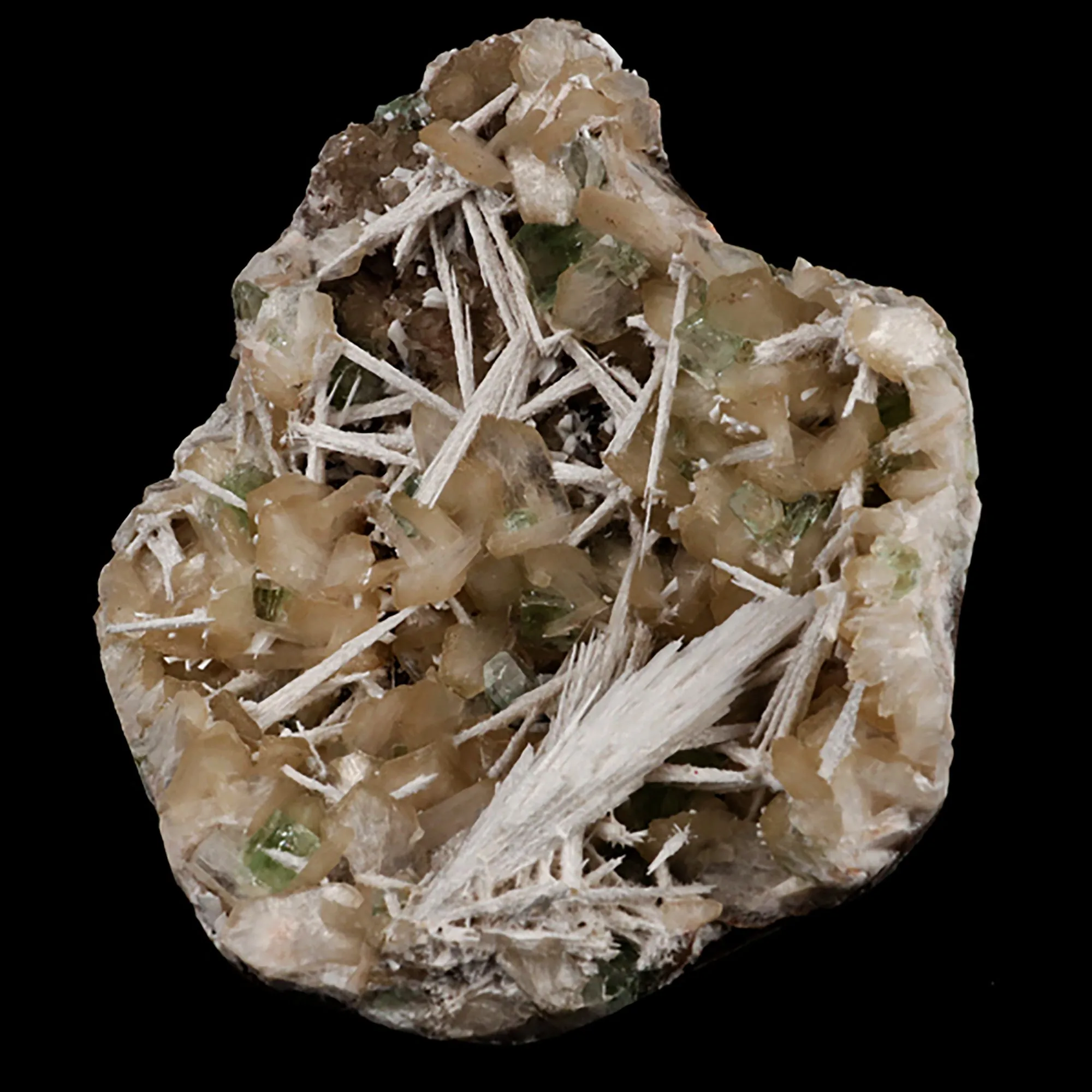 Scolecite Spray and Stilbite  Natural Mineral Specimen - image 3