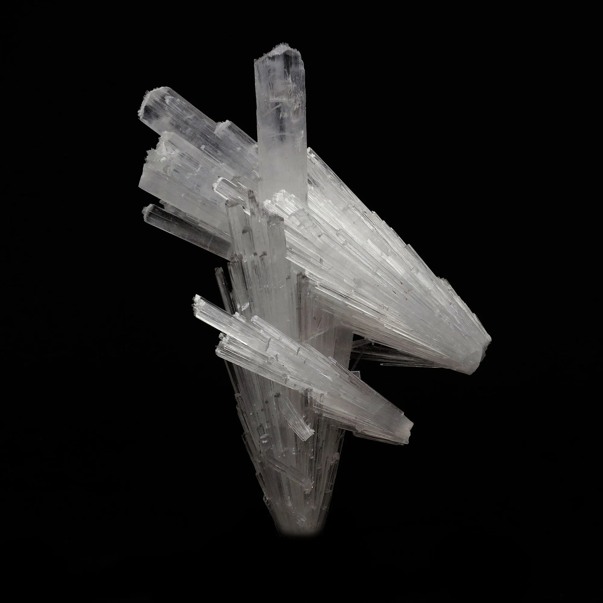Scolecite Spray Cross Formation Natural Mineral Specimen - image 4
