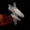 Scolecite Spray Cross Formation Natural Mineral Specimen - image 5