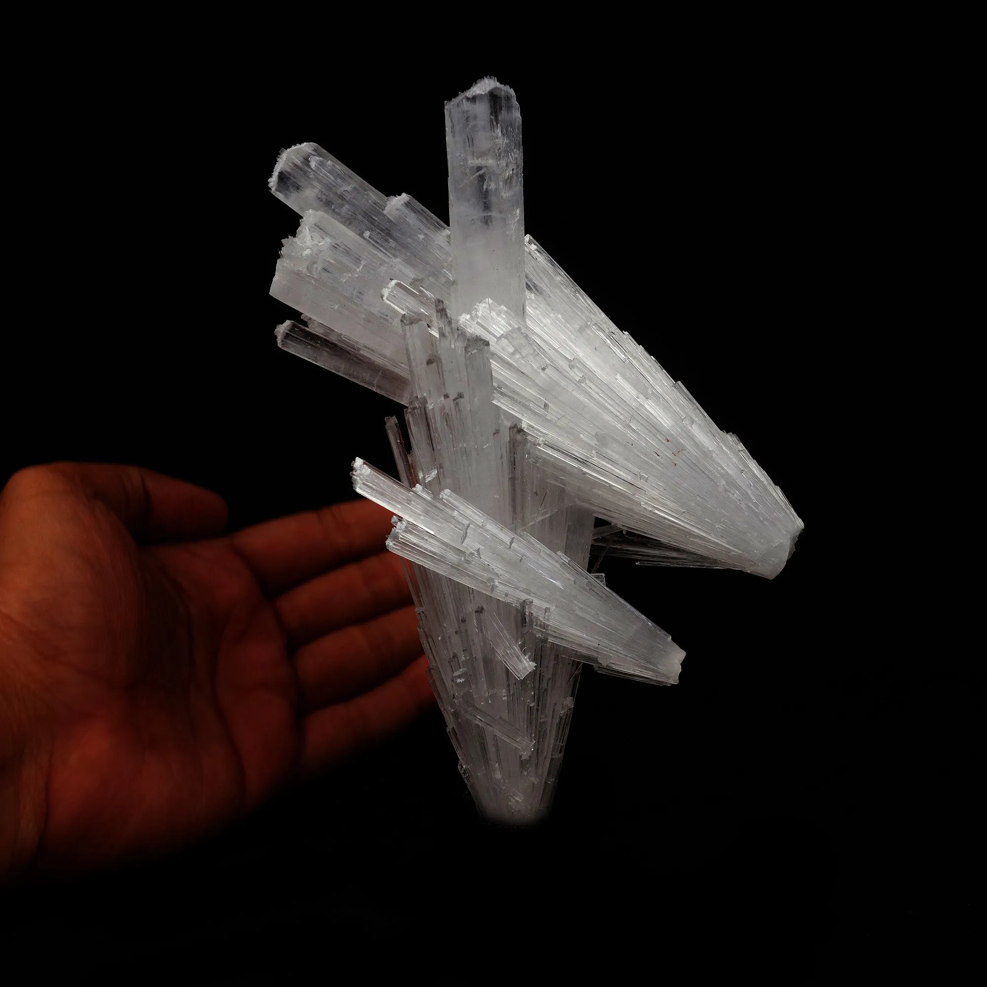 Scolecite Spray Cross Formation Natural Mineral Specimen - image 5