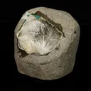 Scolecite Spray Inside Chalcedony Geode free standing Natural Mineral Specimen - image 2