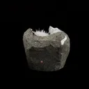 Scolecite Spray Inside Chalcedony Geode Natural Mineral Specimen - image 4