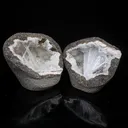 Scolecite Spray Inside Complete Geode Natural Mineral Specimen - image 3