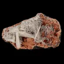 Scolecite Spray inside Heulandite geode Natural Mineral Specimen - image 1