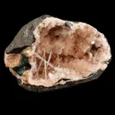 Scolecite Spray Inside Heulandite Geode Natural Mineral Specimen - image 3