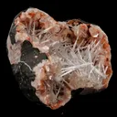 Scolecite Spray inside Heulandite geode Natural Mineral Specimen - image 2
