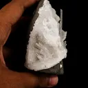 Scolecite Spray Inside MM Quartz Geode Natural Mineral Specimen - image 5