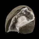 Scolecite Spray Inside MM Quartz Geode Natural Mineral Specimen - image 1