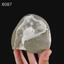 Scolecite Spray Inside MM Quartz Geode Natural Mineral Specimen - image 6