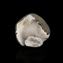 Scolecite Spray Inside MM Quartz Geode Natural Mineral Specimen - image 1