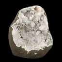 Scolecite Spray Inside MM Quartz Geode Natural Mineral Specimen - image 1