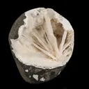 Scolecite Spray Inside MM Quartz Geode Natural Mineral Specimen - image 3