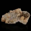 Scolecite Spray inside Stilbite geode Natural Mineral Specimen - image 1