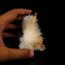Scolecite Spray With Calcite Stalactites Natural Mineral Specimen - image 4