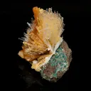Scolecite Spray With Calcite Stalactites Natural Mineral Specimen - image 5