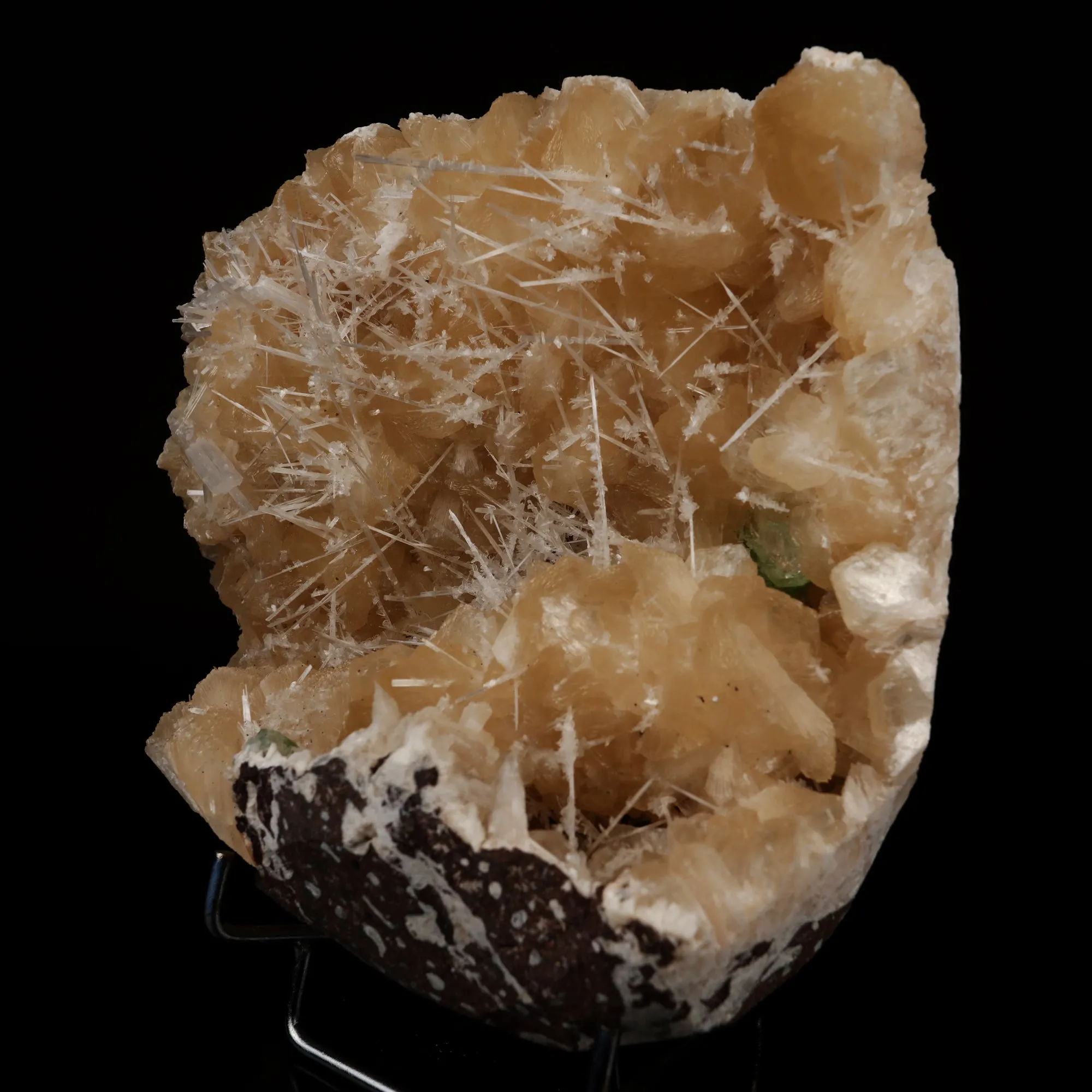 Scolecite Spray with Stilbite Natural Mineral Specimen - image 3