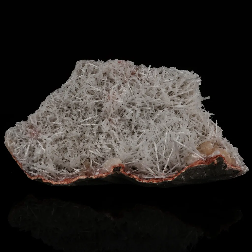Scolecite Spray with Stilbite Natural Mineral Specimen image