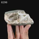 Scolecite Sprays in Heulandite Geode Natural Mineral Specimen - image 6