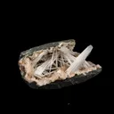 Scolecite Sprays in Heulandite Geode Natural Mineral Specimen - image 3