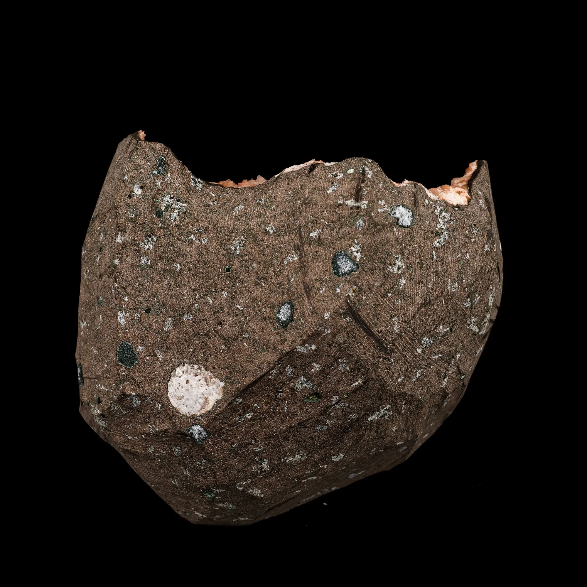 Scolecite Sprays in Heulandite Geode Natural Mineral Specimen - image 5