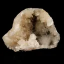 Scolecite Sprays in Stilbite Geode Natural Mineral Specimen - image 1