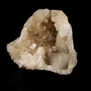 Scolecite Sprays in Stilbite Geode Natural Mineral Specimen - image 3