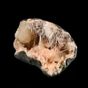 Scolecite Sprays in Stilbite Geode Natural Mineral Specimen - image 2