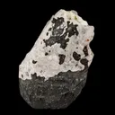 Scolecite Sprays Inside Apophyllite Geode Self Standing Natural Mineral Specimen - image 5