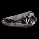 Scolecite Sprays Inside Geode Natural Mineral Specimen - image 1