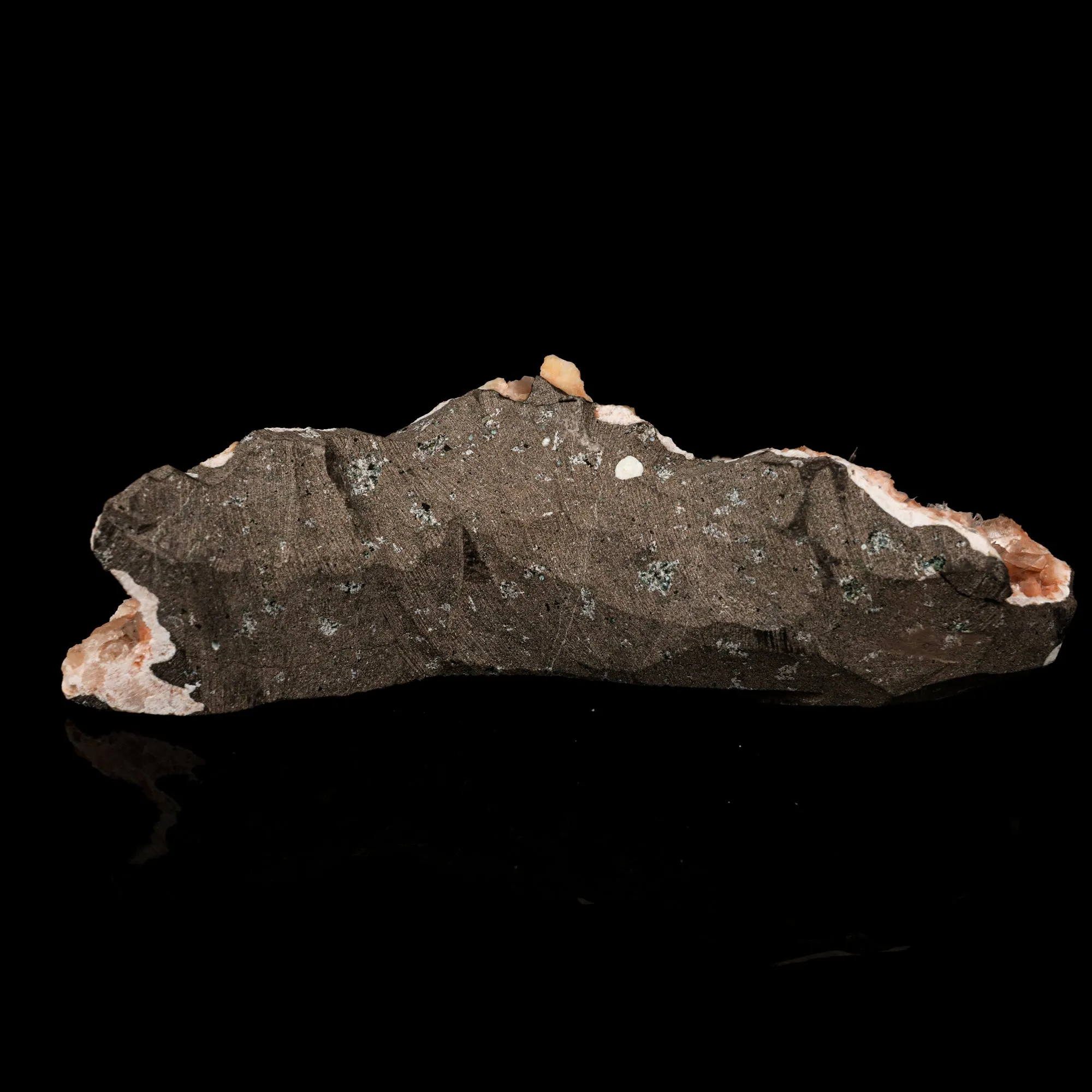 Scolecite Sprays Inside Heulandite Geode Natural Mineral Specimen - image 6