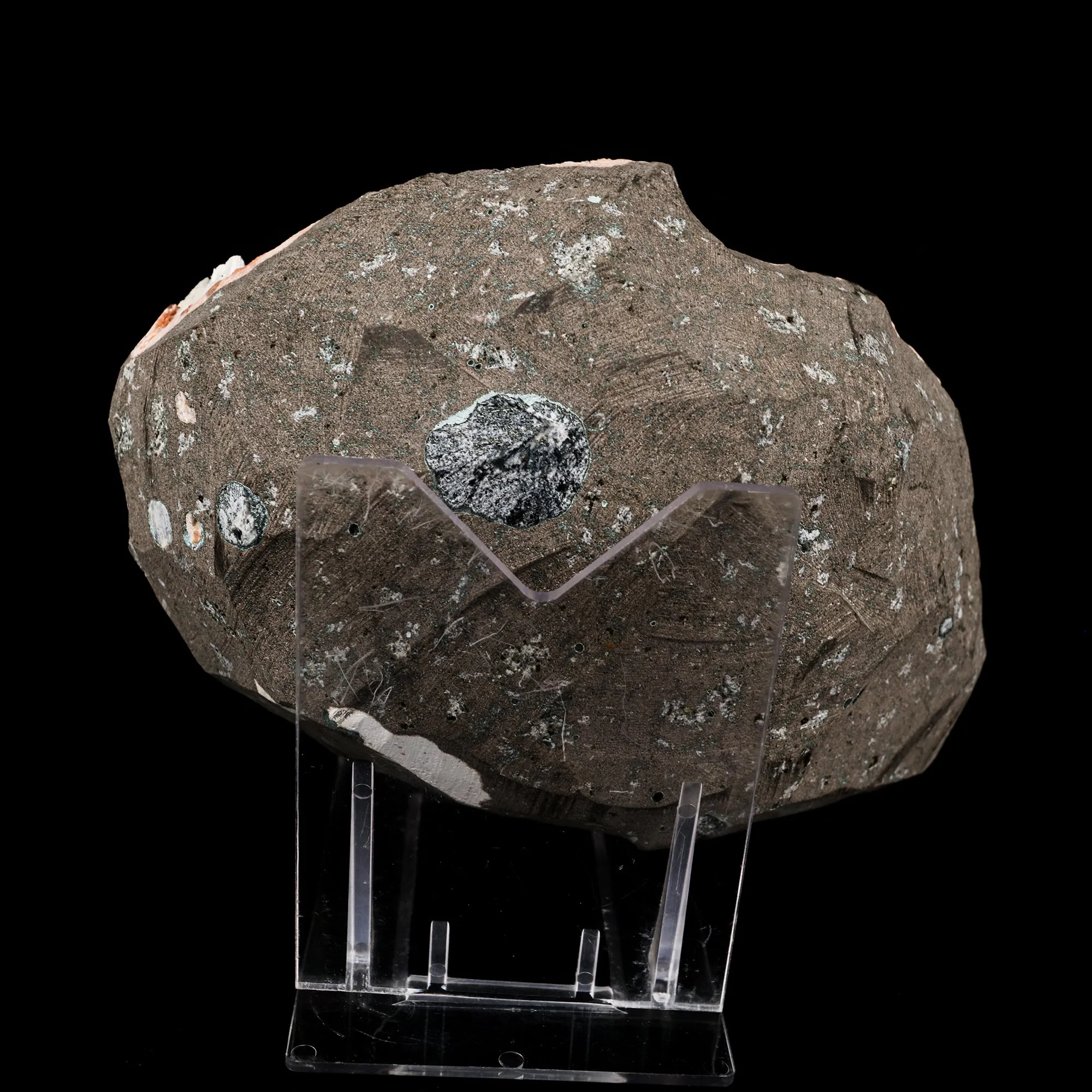 Scolecite Sprays Inside Heulandite Geode Natural Mineral Specimen - image 5