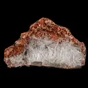 Scolecite Sprays Inside Heulandite Geode Natural Mineral Specimen - image 1