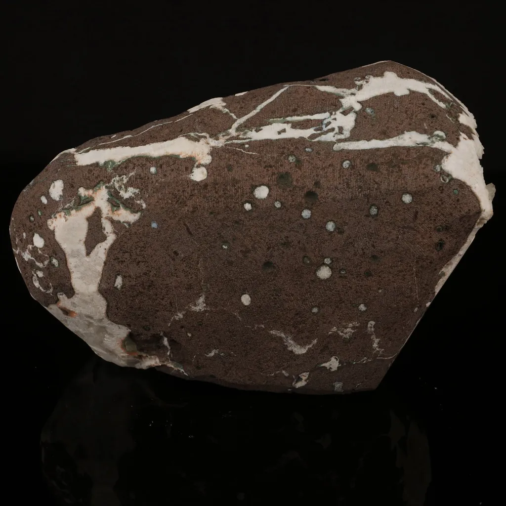 Scolecite Sprays Inside Heulandite Geode Natural Mineral Specimen - image 5