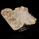 Scolecite Sprays Inside Heulandite Geode Natural Mineral Specimen - image 3