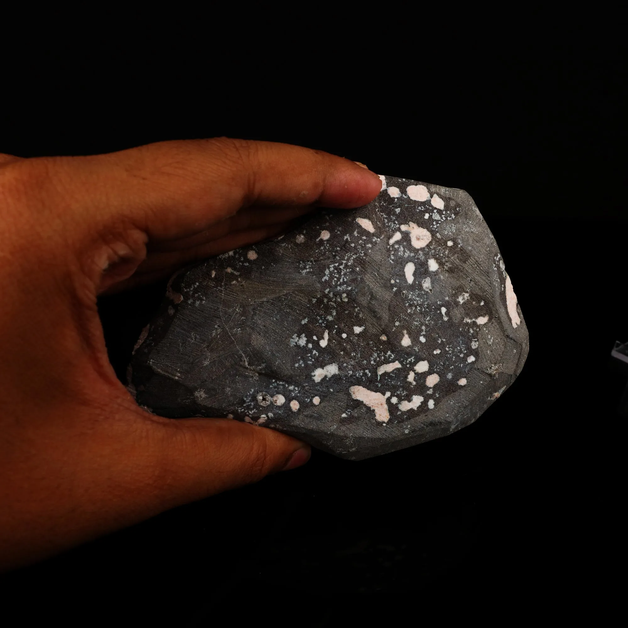 Scolecite Sprays Inside Heulandite Geode Natural Mineral Specimen - image 4