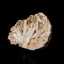 Scolecite Sprays Inside Heulandite Geode Natural Mineral Specimen - image 2