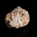 Scolecite Sprays Inside Heulandite Geode Natural Mineral Specimen - image 3