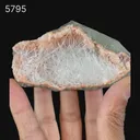 Scolecite Sprays Inside Heulandite Geode Natural Mineral Specimen - image 6