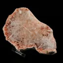 Scolecite Sprays Inside Heulandite Geode Natural Mineral Specimen - image 3