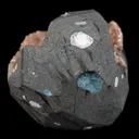 Scolecite Sprays Inside Heulandite Geode Natural Mineral Specimen - image 7