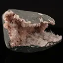 Scolecite Sprays Inside Heulandite Geode Natural Mineral Specimen - image 3