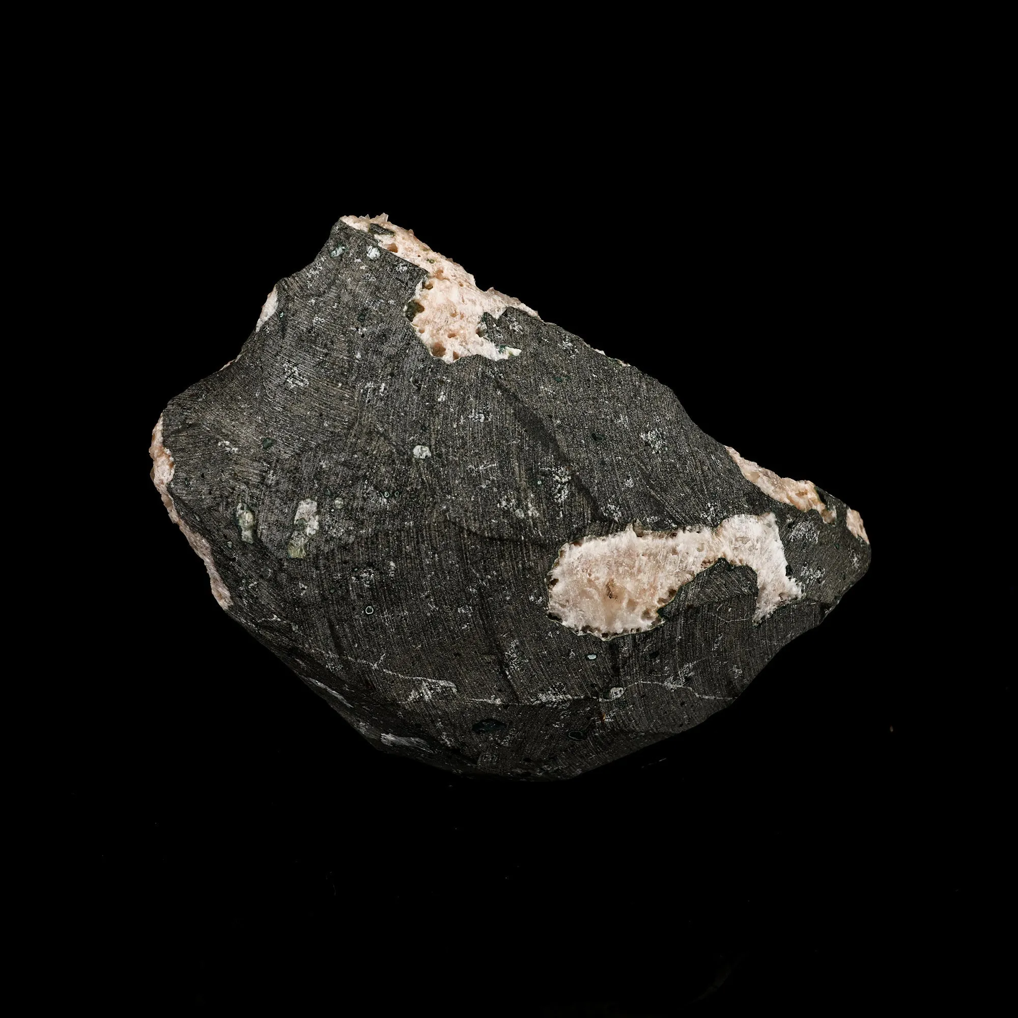 Scolecite Sprays Inside Heulandite Geode Natural Mineral Specimen - image 6