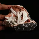 Scolecite Sprays Inside Heulandite Geode Natural Mineral Specimen - image 5
