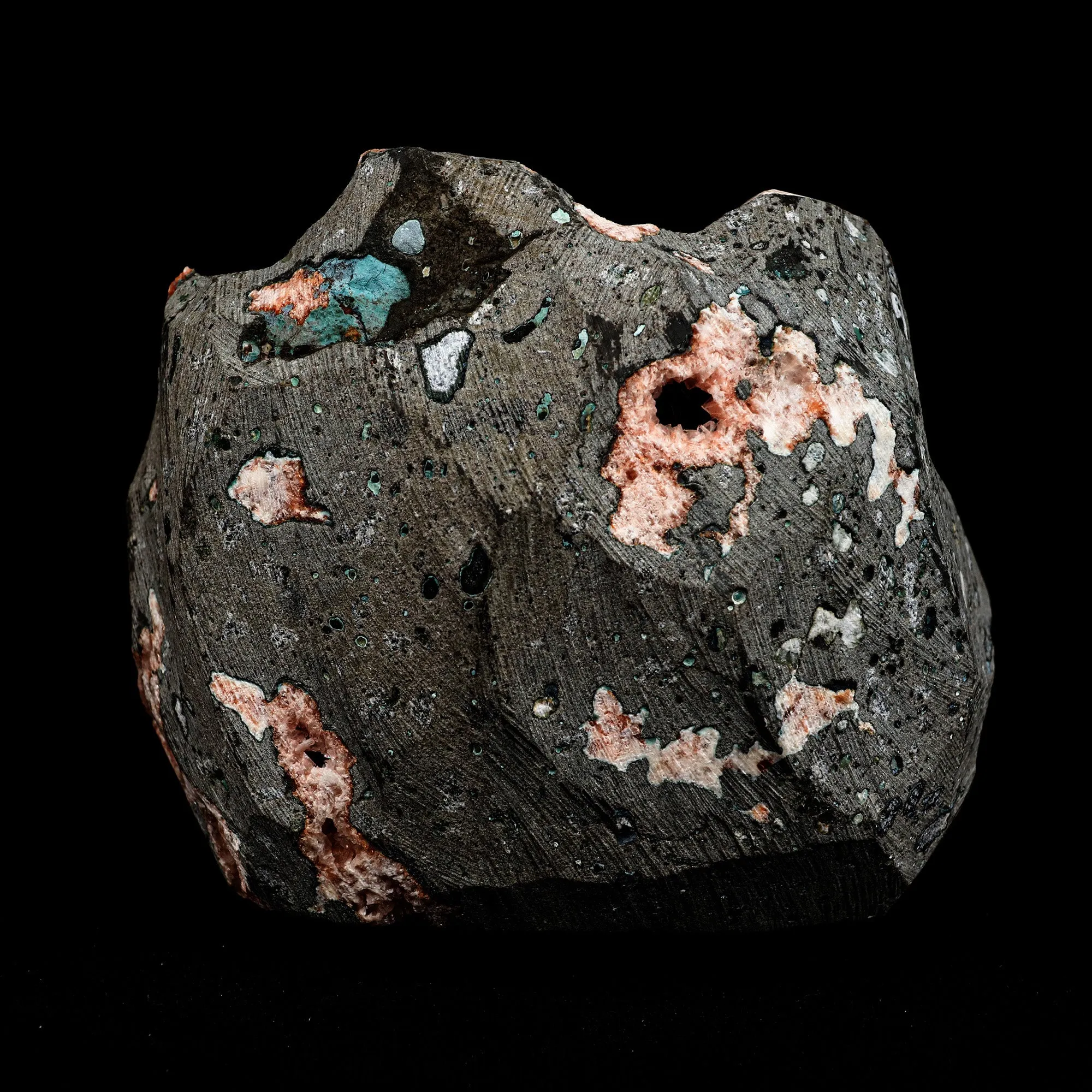 Scolecite Sprays Inside Heulandite Geode Natural Mineral Specimen - image 5