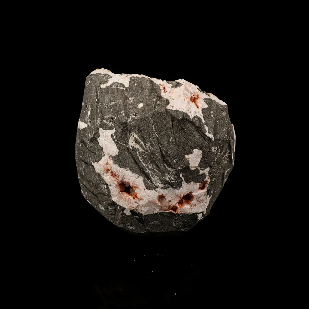 Scolecite Sprays Inside Heulandite Geode Natural Mineral Specimen - image 5