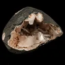 Scolecite Sprays Inside Heulandite Geode Natural Mineral Specimen - image 3